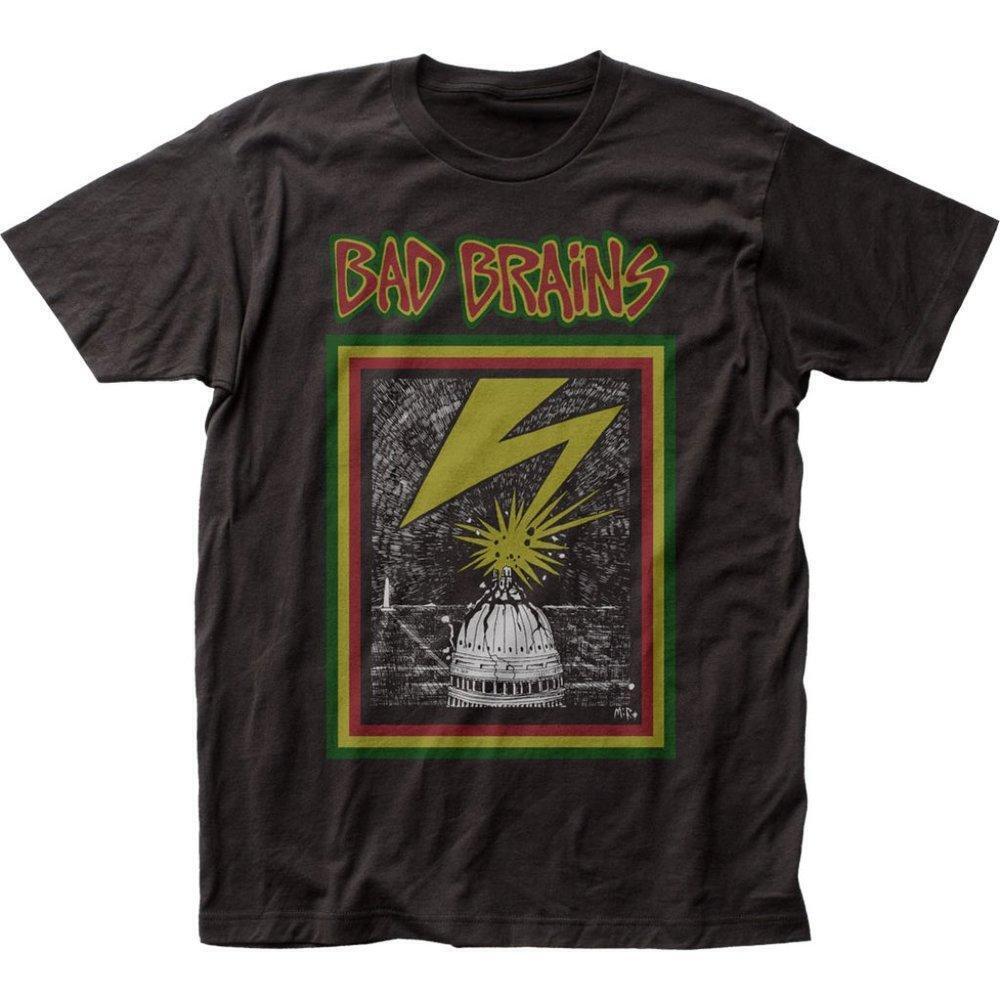 Bad Brains Bad Brain Capitol Mens T Shirt Black Bb24